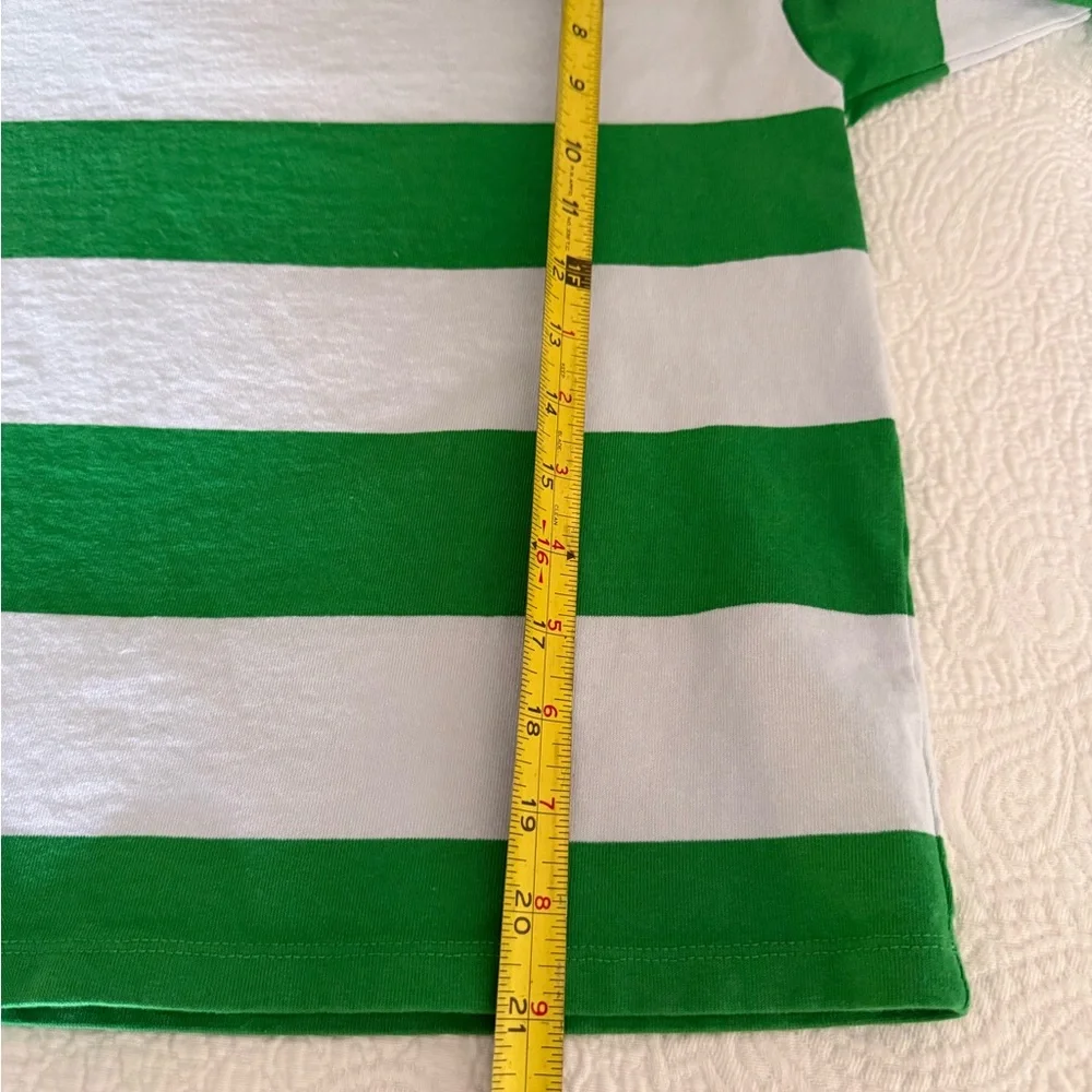 J. Crew Green and White Top❗️ - Picture 6 of 7